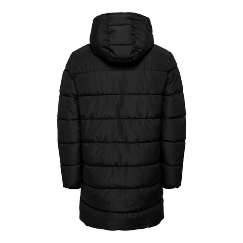 Only & Sons : Melvin Life Long Hooded Puffer Coat