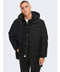 Only & Sons : Melvin Life Long Hooded Puffer Coat