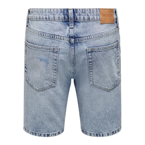 Only & Sons : Loose Fit Destroy Shorts