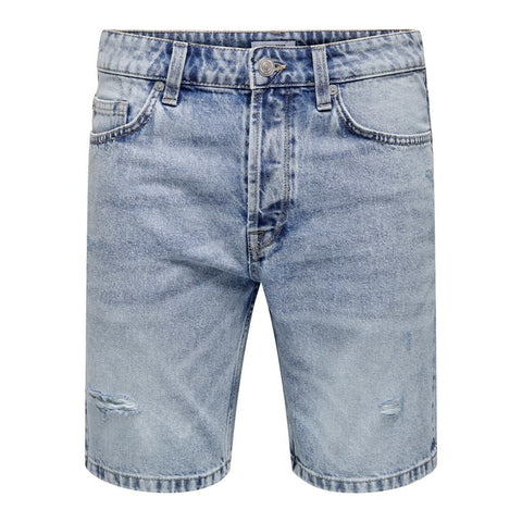 Only & Sons : Loose Fit Destroy Shorts