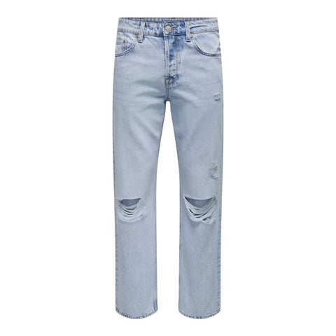 Only & Sons : Edge Loose Fit Destroy Denim