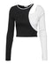 Noisy May : L/S Cutout Top