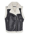 Noisy May: Sleeveless Shearling PU Vest