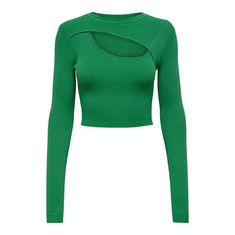 Only: Liza L/S Peek A Boo Pullover