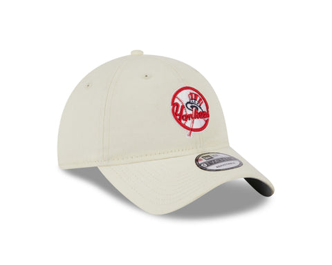 New Era : 920 NY Yankees Patch Logo Cap - Chrome