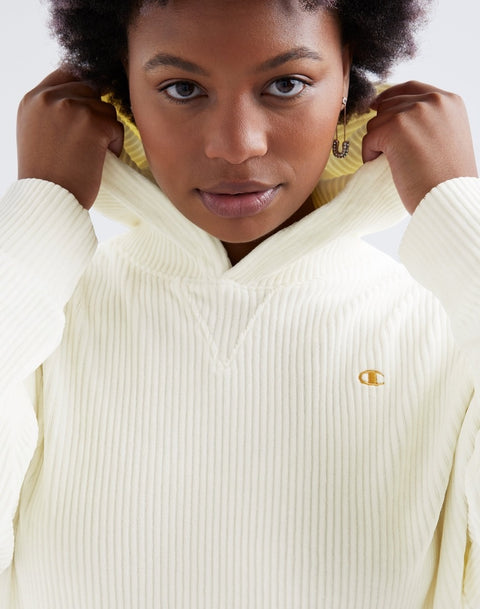 Champion : Relaxed Corduroy Hoodie