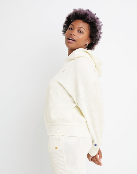 Champion : Relaxed Corduroy Hoodie