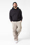 WLKN : Tonal Wide Leg Cargo Sweatpants