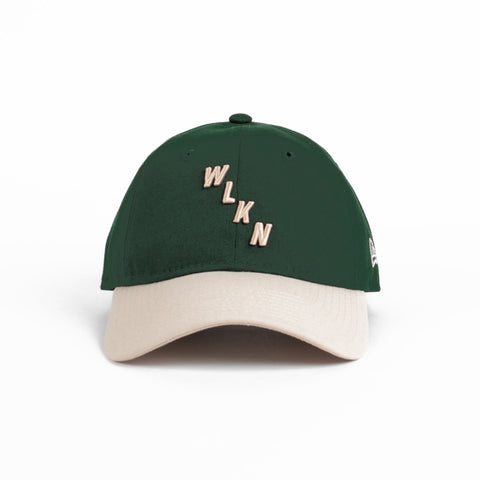 New Era : 920 WLKN Oblique Forest Green Logo Cap