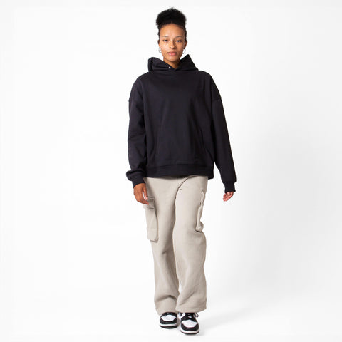 WLKN: Tonal Wide Leg Cargo Sweatpants