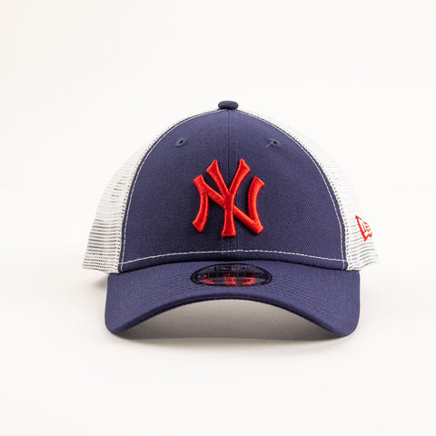 New Era : 940 Trucker NY Yankees Red Logo Snap Cap