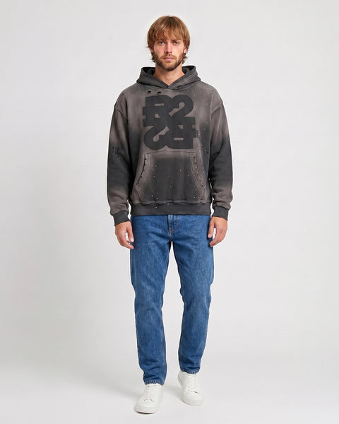 RR22 : Waffle Distressed Hoodie