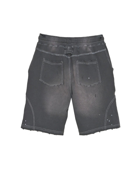 RR22 : Waffle Distressed Shorts