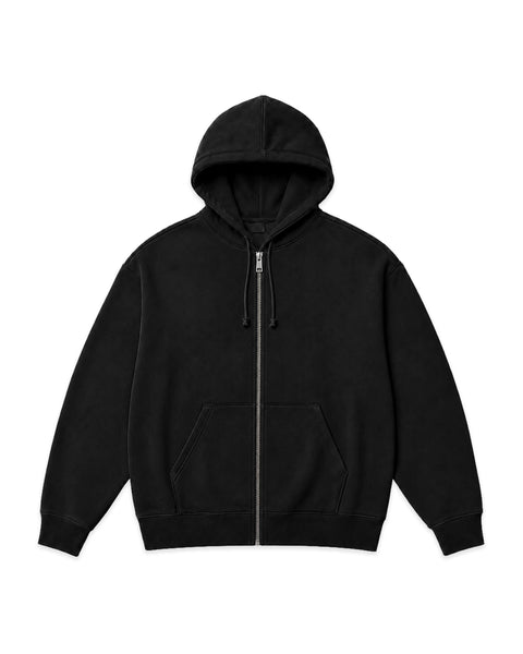 WLKN Basic : Boxy Zip Hoodie