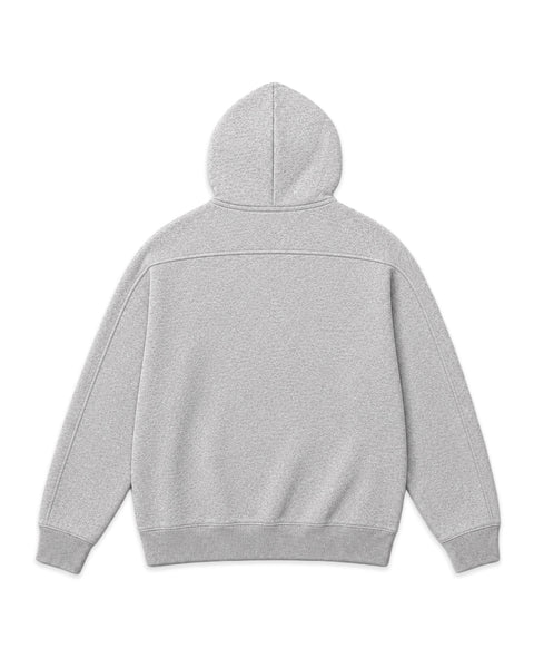 WLKN Basic : Boxy Zip Hoodie