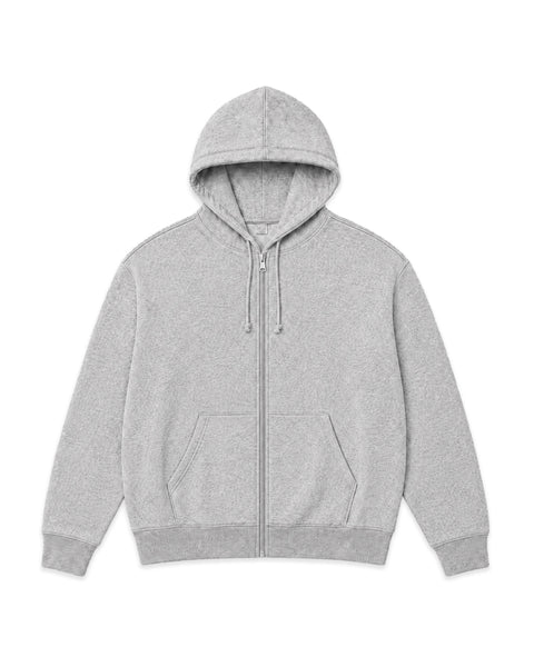 WLKN Basic : Boxy Zip Hoodie