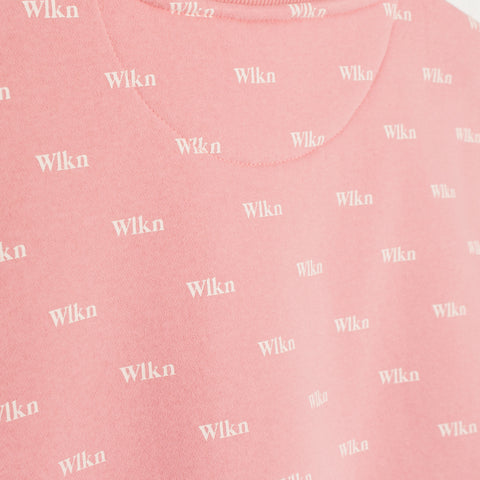 WLKN : Girl Junior Allover Vintage Crewneck