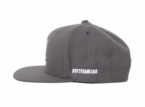WLKN : Basic Signature Logo Snapback Charcoal
