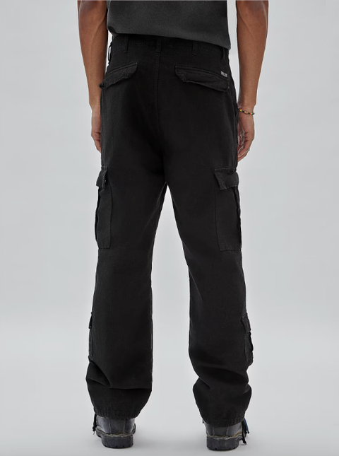 Guess : Ripstop Cargo Pants - Black