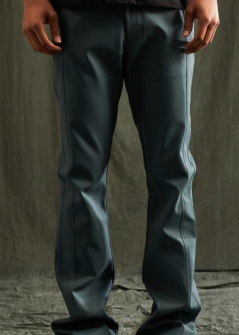 Embellish : Mont Coated Flare Pants