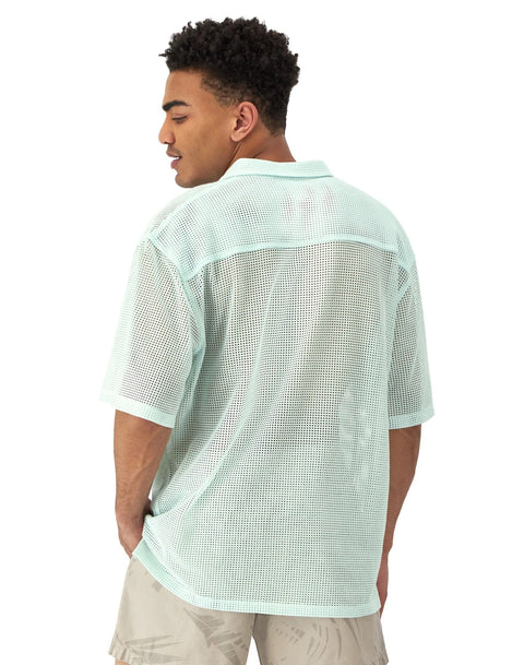 Champion: Mesh Button-Down Shirt