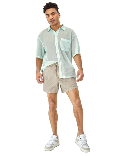 Champion: Mesh Button-Down Shirt
