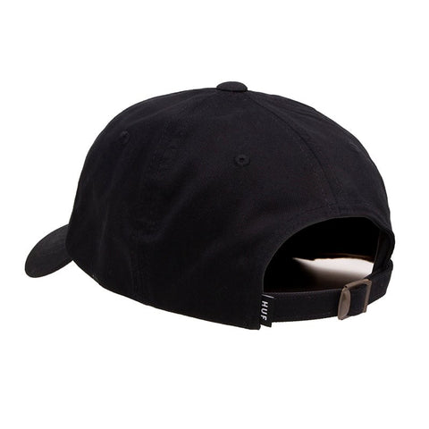 HUF : Essentials OG Logo CV 6 Panel - Black