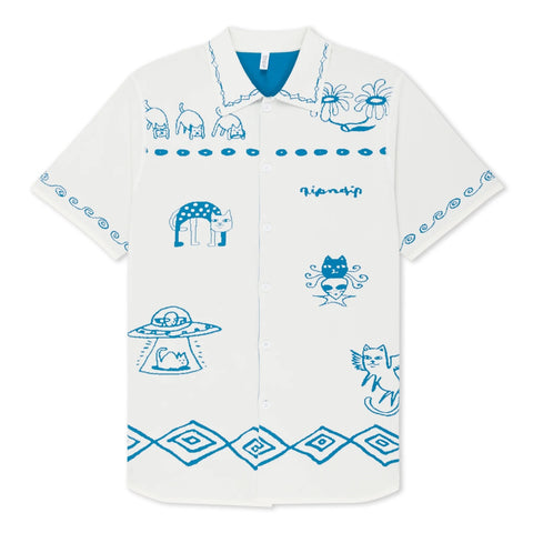 Rip N Dip : Blonded Knitted Button Up