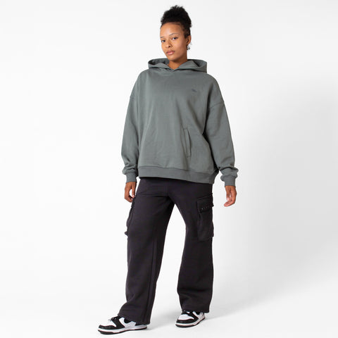 WLKN : Tonal Wide Leg Cargo Sweatpants