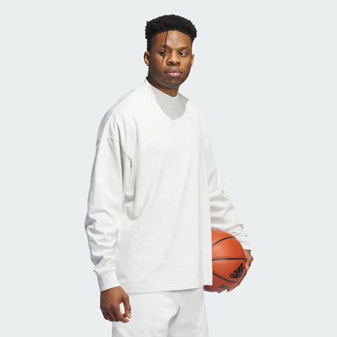 Adidas : Oversize L/S Basketball Tee