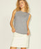 JJXX : Alvira S/L Slim Every Tee - Light Grey