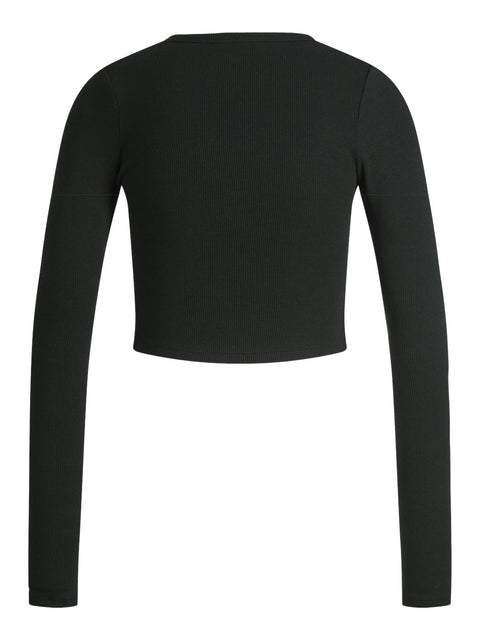 JJXX : Feline Long Sleeve Rib Tee