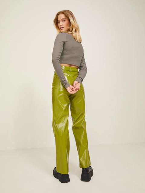 JJXX : Feline Long Sleeve Rib Tee