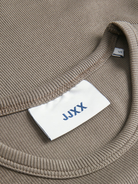 JJXX : Feline Long Sleeve Rib Tee