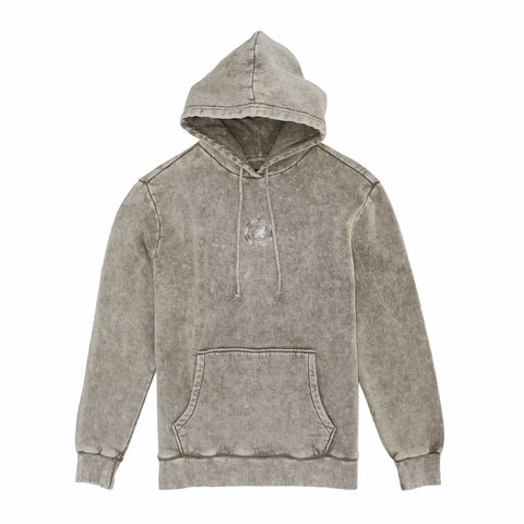 Kangol : Acid Wash Emb Hoodie
