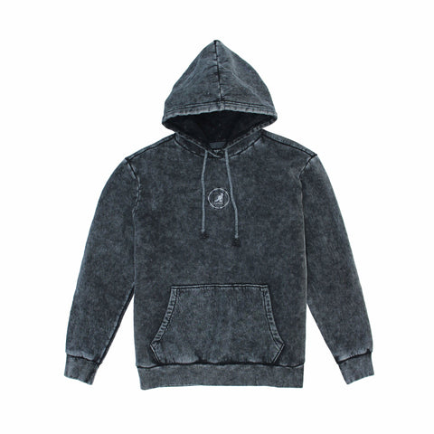 Kangol : Acid Wash Emb Hoodie