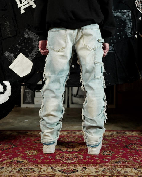 Lifted Anchors : Rem Quilted Carpenter Denim