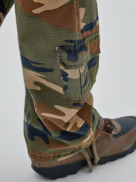 Guess : Ripstop Cargo Pants - Camo