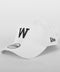 New Era : 920 WLKN Varsity Black Logo Cap White O/S