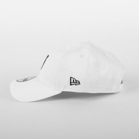 New Era : 920 WLKN Varsity Black Logo Cap White O/S