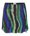 Noisy May : Wave Print Mesh Skirt