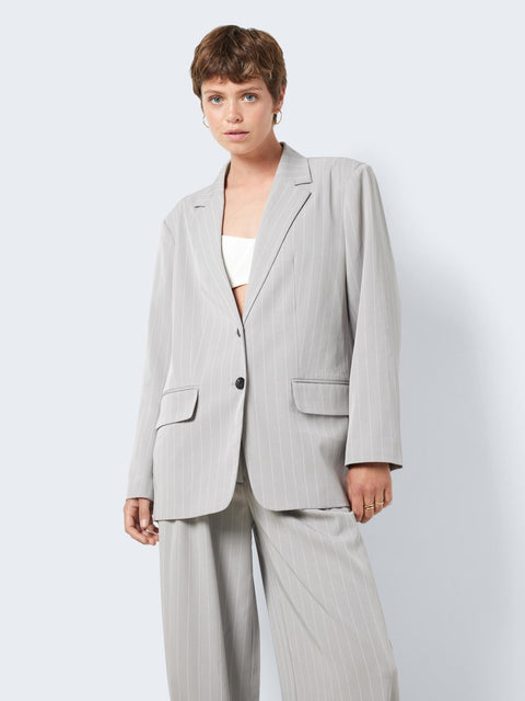 Noisy May : L/S Oversize Pinstripes Blazer
