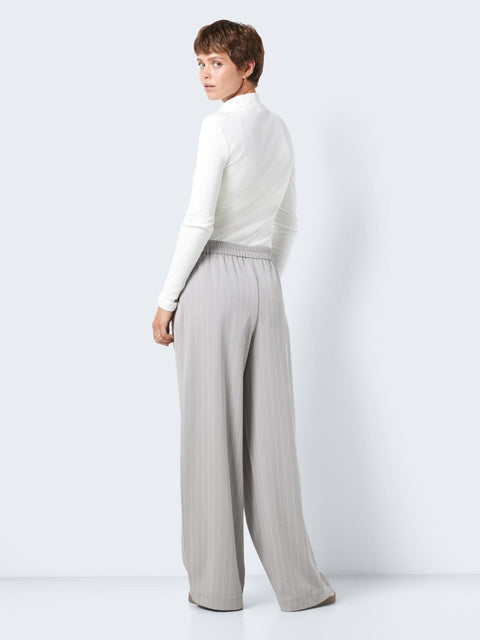 Noisy May : Wide Leg Pinstripes Trousers