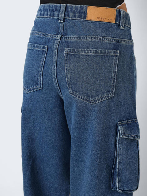 Noisy May: Baggy Cargo Denim
