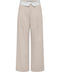 Only : HW Fold-Down Pleated Trousers