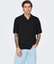 Only & Sons : Regular Fit Solid Color SS Shirt - Black