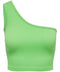 Only : Asymetric Rib Crop Top