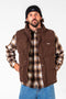 WLKN : Private Corduroy Puffer Vest