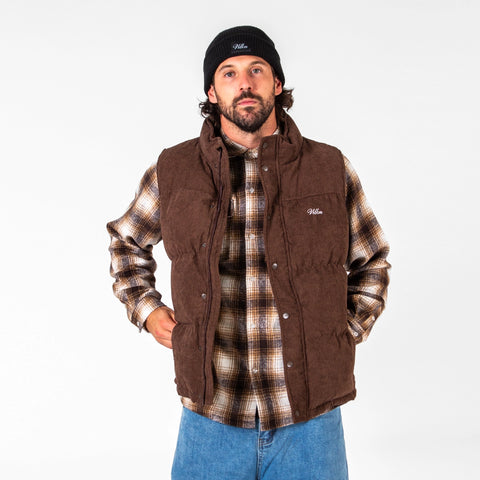 WLKN : Private Corduroy Puffer Vest