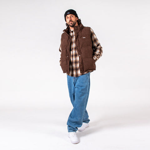 WLKN : Private Corduroy Puffer Vest
